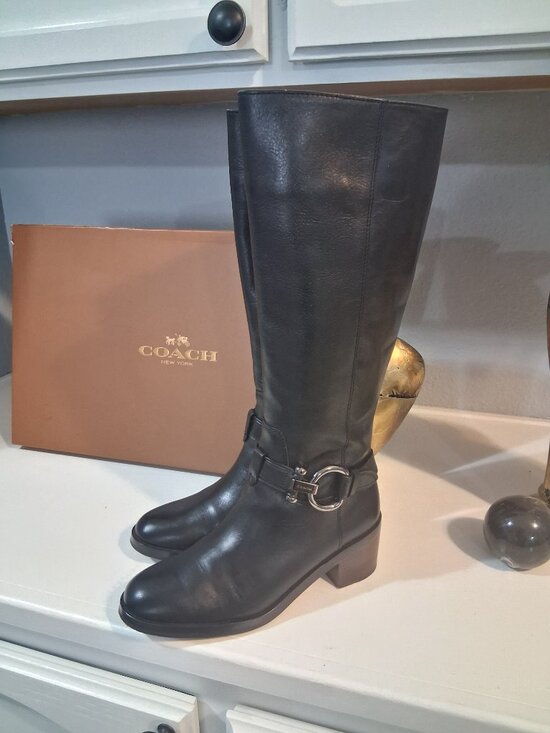 Coach Carolina Calf tall boots - Picture 6 of 6